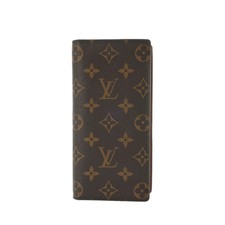 Louis Vuitton Monogram Portefeuille Brazza Long Wallet Canvas Brown M66540