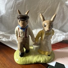 *MINT* Royal Doulton Bunnykins DB222 Jack and Jill -
