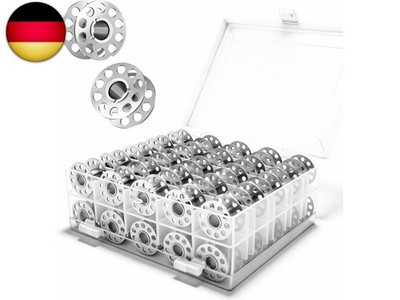 HASLED 25 Metall-Spulen für Nähmaschine,Leere Unterfadenspulen, Zubehör Me