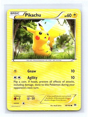 Pikachu 48/162 XY - BREAKthrough Common NM
