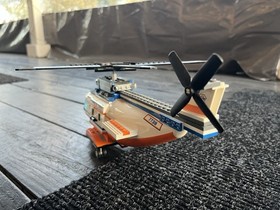 LEGO CITY Coast Guard Helicopter & Life Raft 7738 ith Minifigures