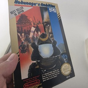 Nobunaga's Ambition - Box Only- Nintendo Nes - Authentic Slip Art (No Game)