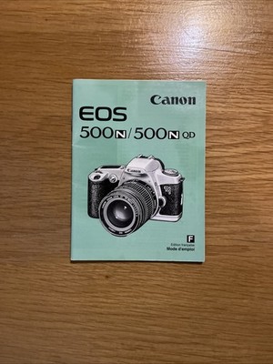 Kamera Anleitung sehr guter Zustand Canon EOS 500
