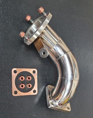 EPA Legal 2.75'' Stainless Down Pipe for Porsche 951 944 Turbo Engine