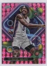 2023-24 Topps Cosmic Chrome Pink Galaxy Refractor Tyrese Maxey #96 0a2