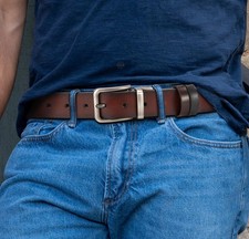 Automatic Buckle Belt Adjustable Leather Strap Casual Jeans Waist Wear Belts