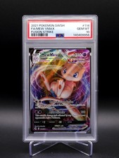 PSA 10 Gem Mint Mew VMAX 2021 Fusion Strike Ultra Rare UR 114/264