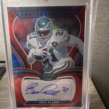 Panini 2025 Certified Canton Signatures Auto Eric Allen #CAN-EAL Eagles