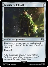 1x Whispersilk Cloak - Commander: The Lord of The Rings  - NM