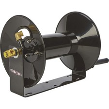 Ironton Air Hose Reel, Holds 3/8in. x 100ft. Hose, 300 Max. PSI, Manual Rewind