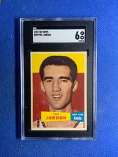 1957 Topps #55 Phil Jordon SGC 6 EX-MT New York Knicks