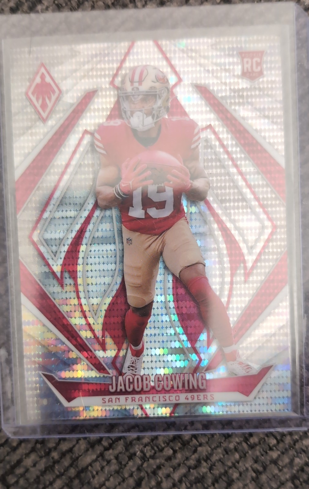 2024 Panini Phoenix - Rookies Jacob Cowing #186 Pulsar /200 (RC)