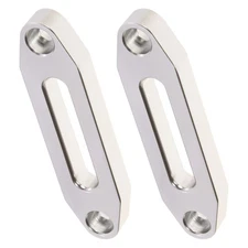 2 PCS 4.8" Aluminum Hawse Fairlead 4500lbs Synthetic Winch Universal