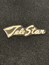 Tele Star Teisco Guitar Peghead Logo Badge Original Vintage Japan Part