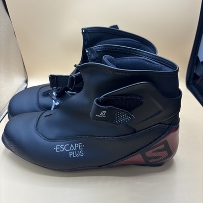 Salomon Escape Prolink Shoe Mens 14.5 Black Cross Country Ski Boots New