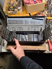 Chicago Latrobe Master Drill Bit Set, Originally 115 pieces, Read Description