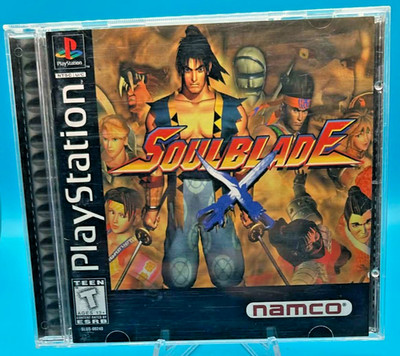 Soul Blade (Sony PlayStation 1, 1998) PS1 CIB Black Label