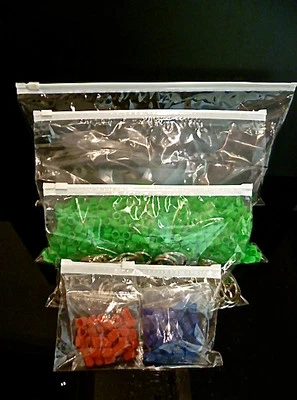 ZIPPER BAGS ZIP TOP ZIPLITE CLEAR WHITE TOP PLASTIC POLYBAG 6 SIZES BUY 10 -100