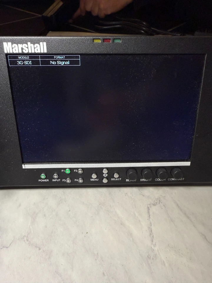 Marshall Electronics V-MD72 Dual High Resolution LCD V-MD72-3GSDI 7"inc - Image 3 of 4
