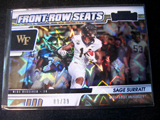 SAGE SURRATT 2021 Panini Contenders DP Front Row Seats BLUE EXPLOSION #31 09/39