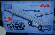 MOEBIUS 1/25 SCALE 48' Flatbed Trailer KIT#1304~MINT in BOX