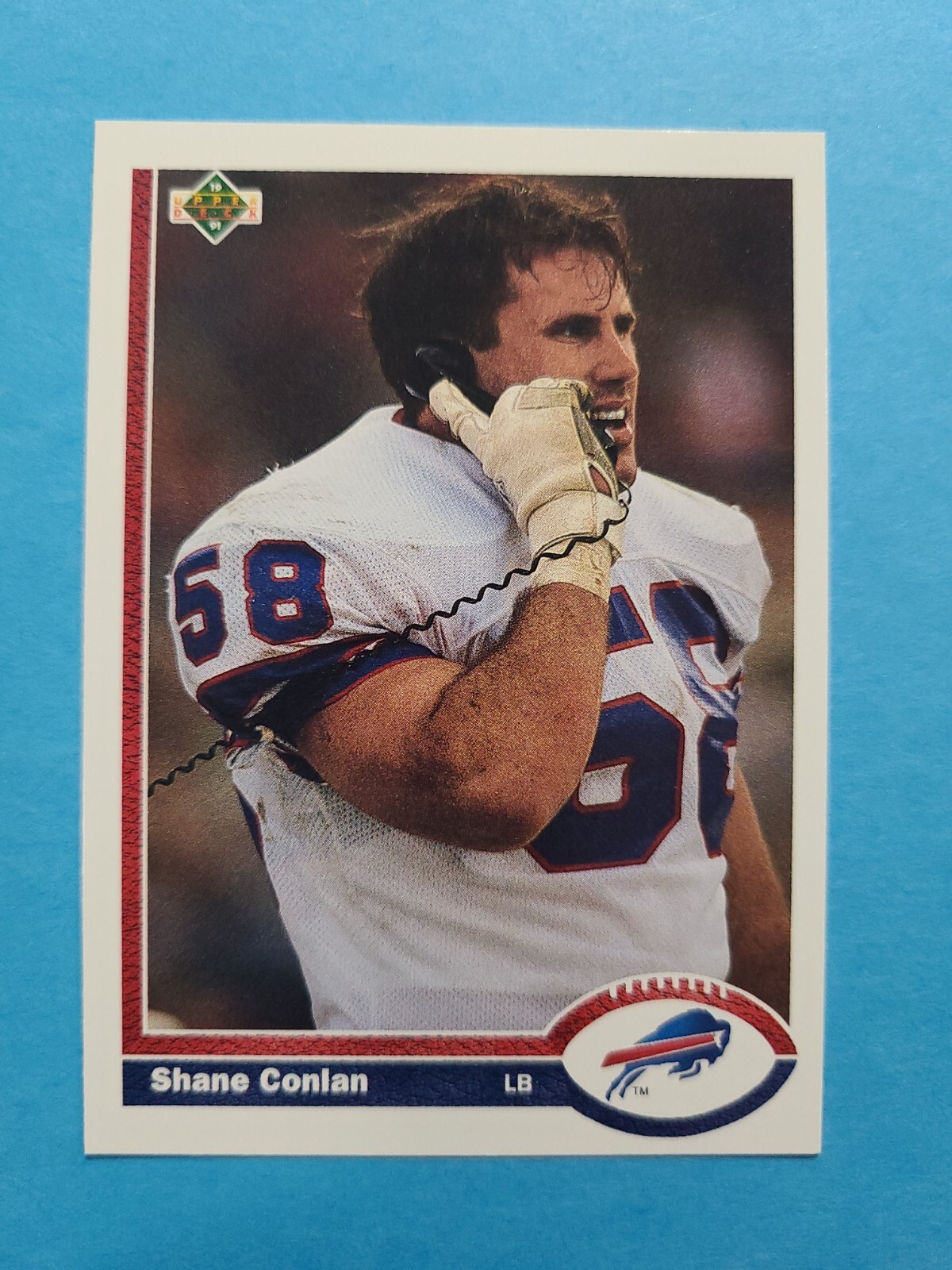 SHANE CONLAN 1991 UPPER DECK FOOTBALL CARD # 153 F4365