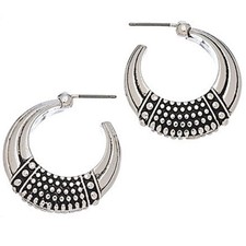 The Egyptian Dot Hoop Earrings - 9277-57A