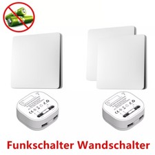 Funkschalter System batterielos KINETIC, Funk-Wand-schalter & Funk-Empfänger DHL