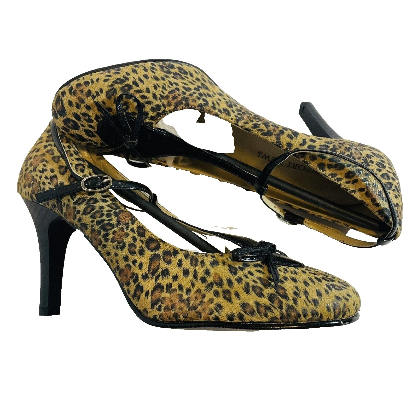 Tacones para mujer Newport News con estampado de animales