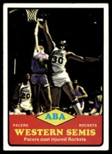1973-74 Topps #202 ABA Western Semis EX-EXMINT wrinkle