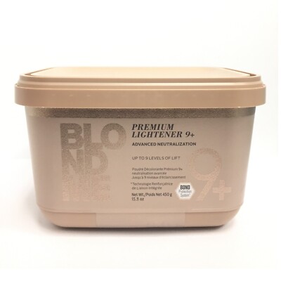 Schwarzkopf BlondMe Bond Enforcing Premium Lightener 9+ Powder - 15.8 oz /450g