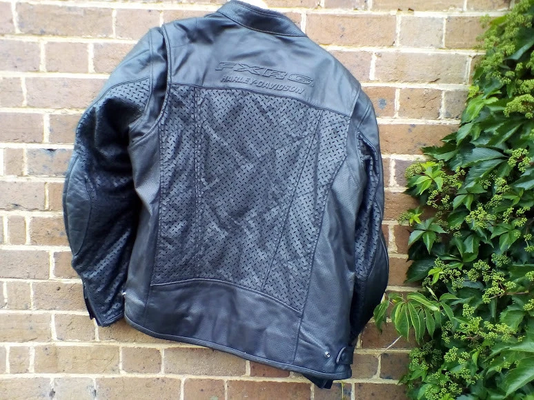 HARLEY DAVIDSON FXRG LEATHER MOTORCYCLE JACKET AND LINER