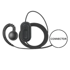Wrap Tight 1-Wire Swivel Earpiece for HYT Hytera PD TC BD and Titan TR Radios