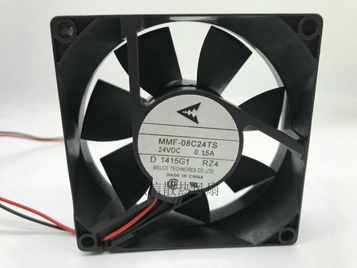 Mitsubishi 8025 MMF-08C24TS-RZ4 DC24V 0.15A 8CM 2-wire Inverter Fan - Picture 1 of 3