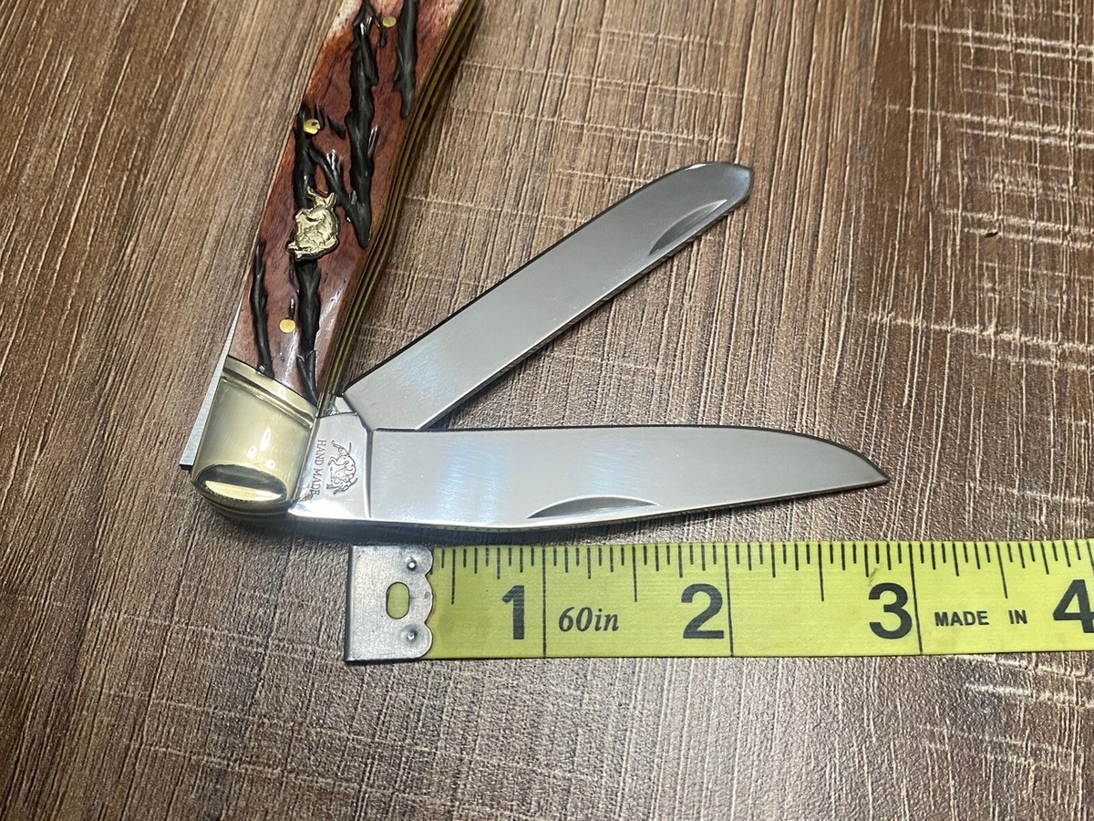 VINTAGE HAND MADE GERMAN DESIGN BULLDOG BRAND BDG-108BRBN Trapper