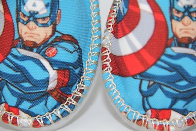 Marvel Captain America canvas kids Slip on shoes | eBay
