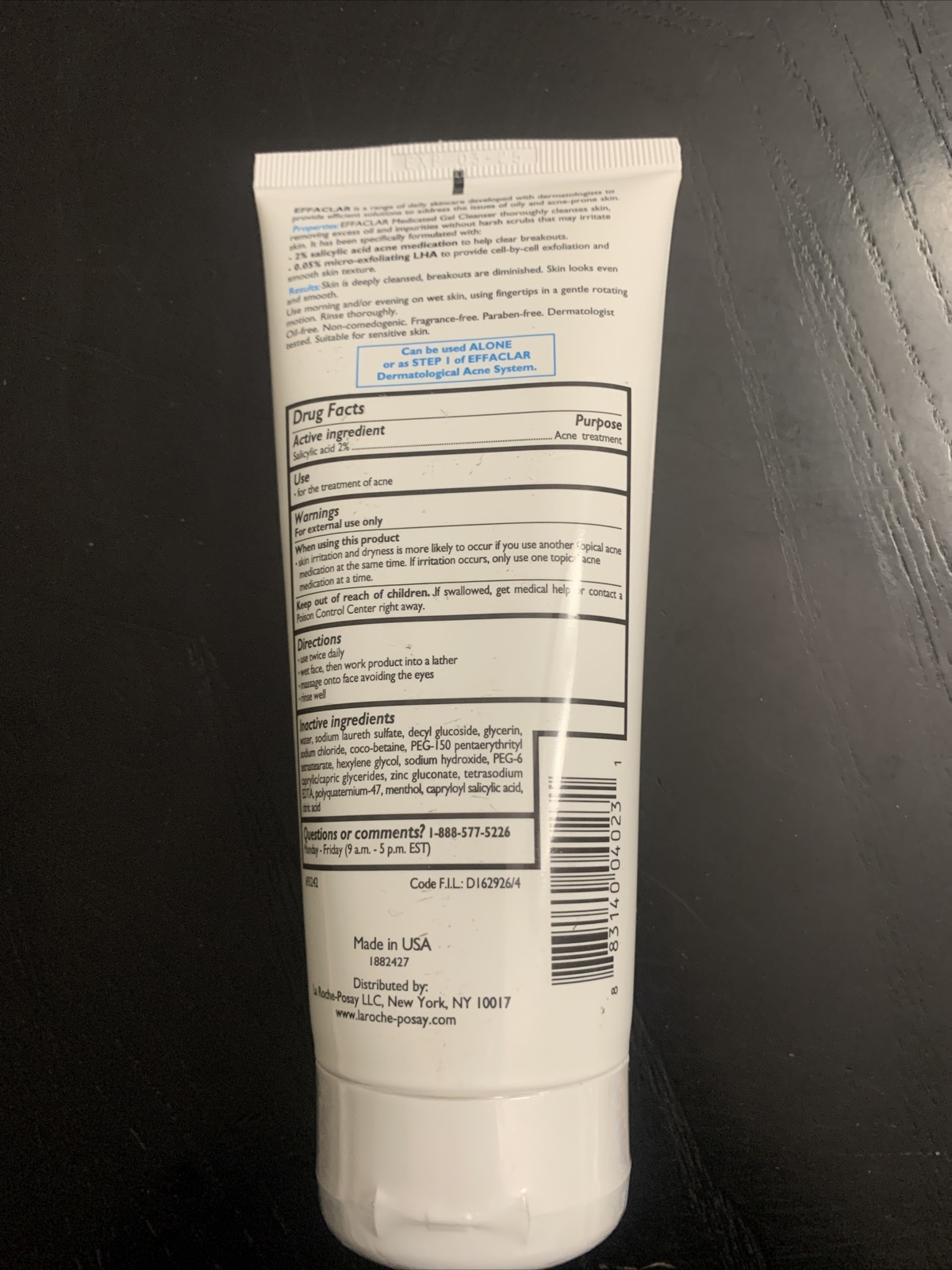 la roche posay medicated gel cleanser