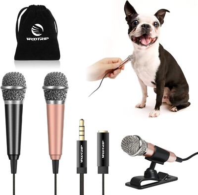 Wootrip - MINI KARAOKE Microphone - 2 Piece - NEW
