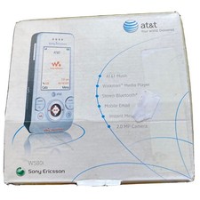Sony Ericsson W580i Black ATT Cell Phone W/original Box