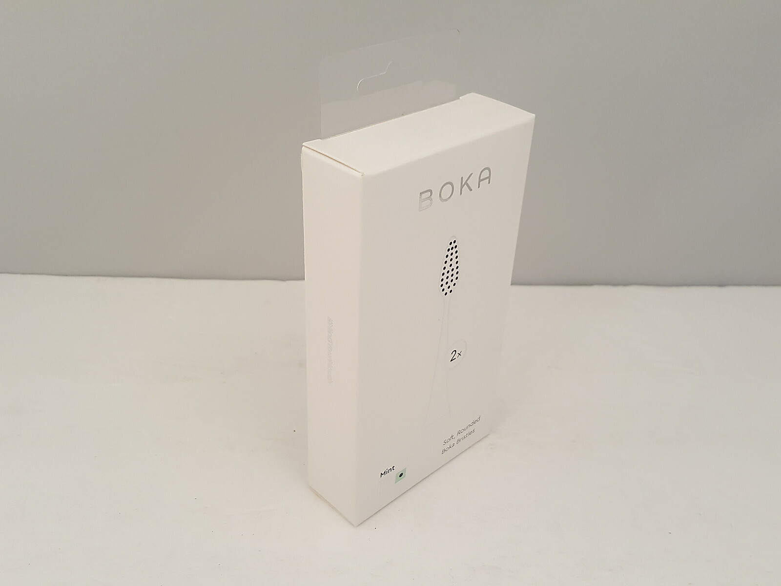 BOKA Electric Toothbrush Replacement Heads Infused w/ Activated Charcoal | Mint