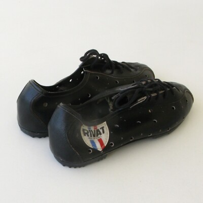 Chaussures de cyclisme ancienne - RIVAT - Made in France - T38 - TBE Vintage M1