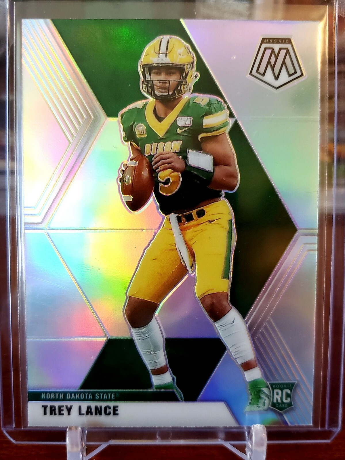 Trey Lance 2021 Panini Mosaic Draft Picks RC #7 - SILVER Prizm SP 🔥🔥🔥