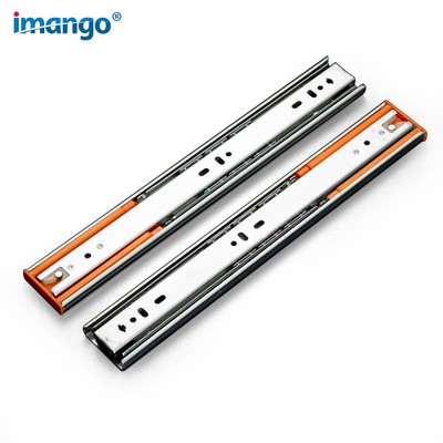 2pcs Drawer Slides Silent Buffer Damping Slide Cabinet Drawer Self