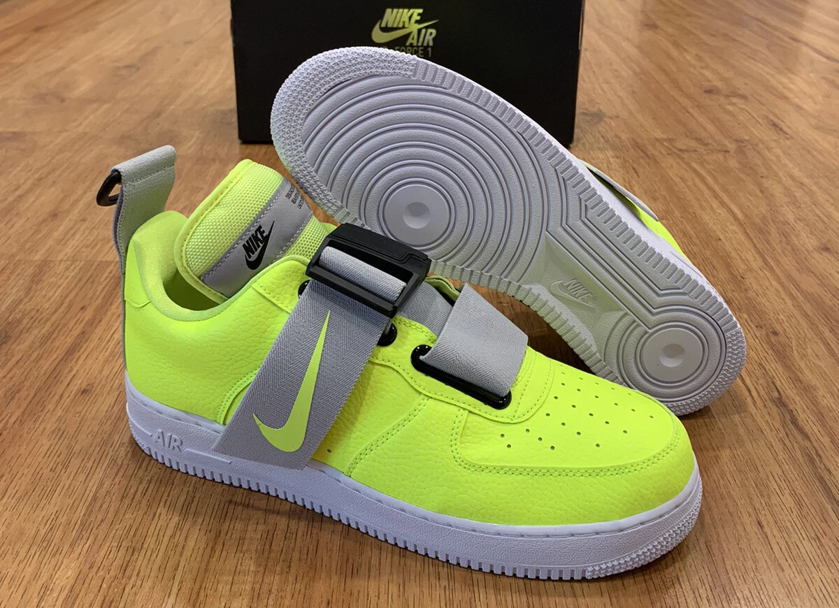 Nike Air Force 1 Utility Low Volt Mens 10.5 Neon (AO1531-700) NEW “B |