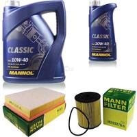 MANN-FILTER Inspektionspaket 6L Mannol Classic 10W-40 FüR Vw Sharan 2.8 VR6