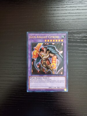Yugioh Monster Mayhem - Gem-Knight Citrine - Ultra Rare - BLMM-EN139