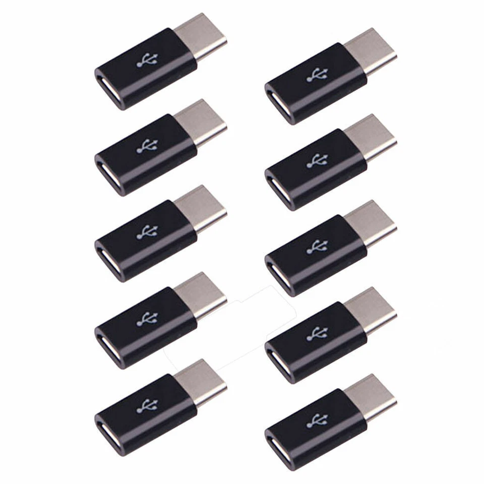 3PCS USB Type C Male Connector to Micro USB Female Converter USB-C Adapter OTG - Image 3 of 4