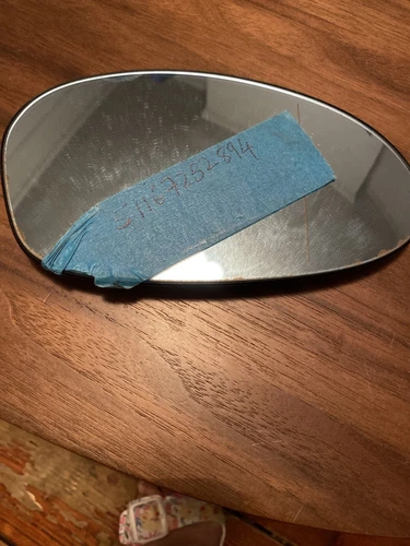 BMW Genuine E81 Driver Side Wing Mirror Glass Heated 1/3 Series 51167252894
