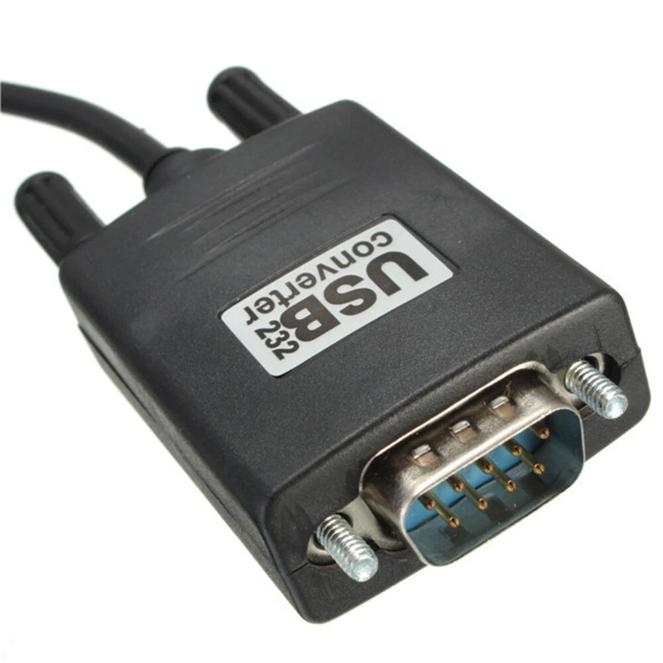 High Quality Durable USB 2.0 Male to RS232 Serial DB9 9 Pin Adapter Cable PC - Image 4 of 4
