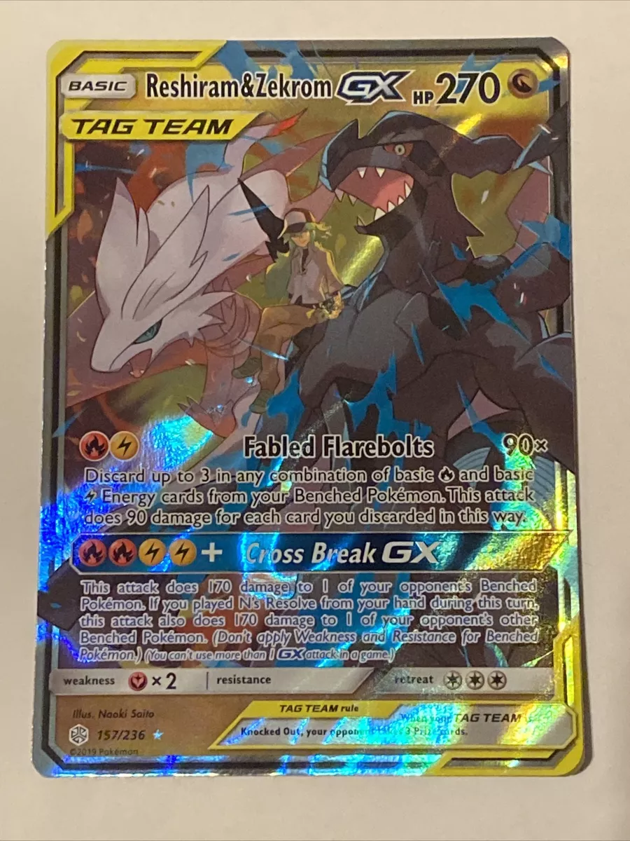 Reshiram & Zekrom GX - 157/236 - Ultra Rare